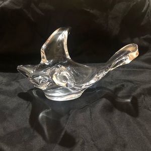 Princess House Lead Crystal Flying Turtle Dove